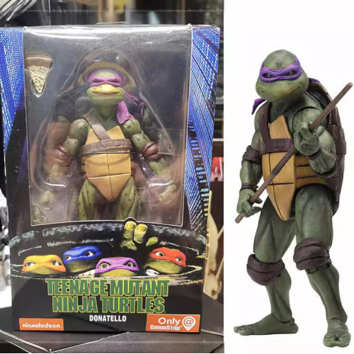 NECA 忍者神龜 1990電影版 TMNT 限定版 7寸可動人偶手辦模型