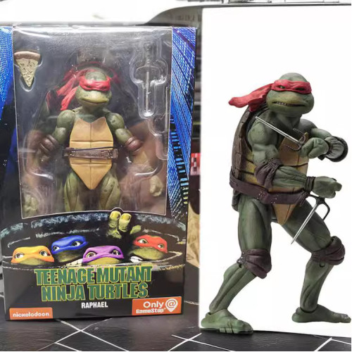NECA 忍者神龜 1990電影版 TMNT 限定版 7寸可動人偶手辦模型