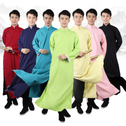 張雲雷同款相聲服大褂風民國長衫中式長袍馬褂男女伴郎演出服