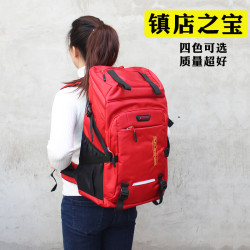 防水大容量雙肩後背包男女戶外登山包大後背包旅行行李包50升旅遊大包