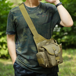 男軍迷胸包鞍袋包戶外運動大腿包戰術單肩斜後背包馬鞍包相機包輕量