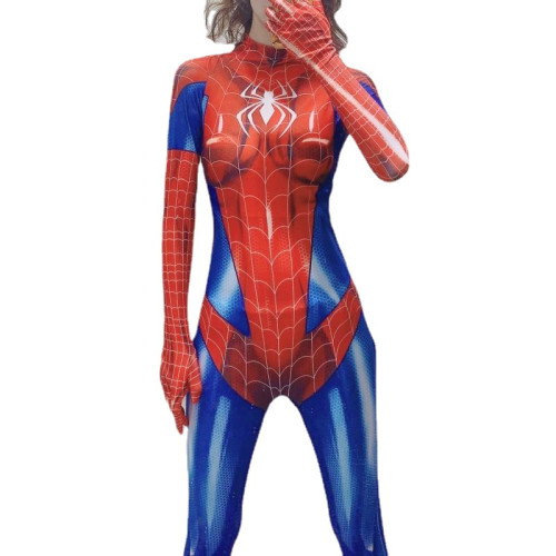 女款黑蜘蛛MJ緊身衣cosplay裝扮抖音成人女角色扮演性感連體衣服
