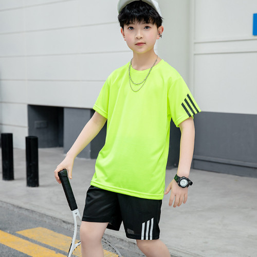 男童籃球服夏季新款中大童兒童速乾運動套裝寬松透氣青少年訓練服