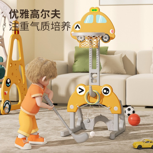 兒童滑滑梯室內家用嬰兒小孩滑梯秋千組合小型寶寶玩具家庭樂園