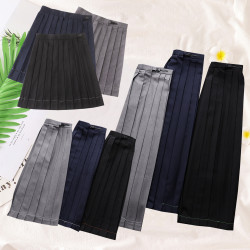 JK製服純色百褶裙正統JK製服裙學生高腰日系長裙優等生裙