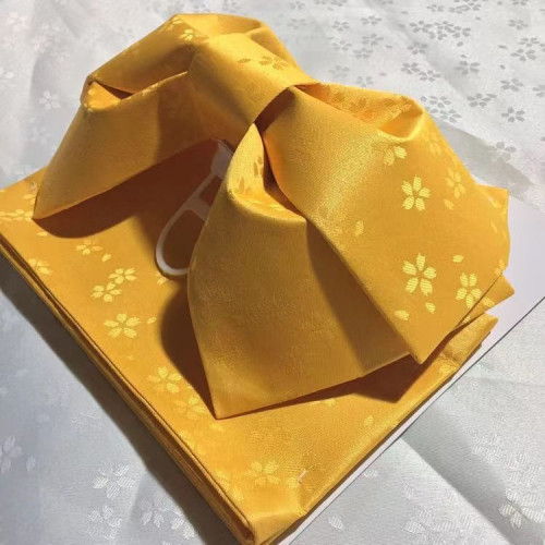 日式女士和服浴衣壓花定型腰帶蝴蝶結頭花腰封和服內搭配飾道具