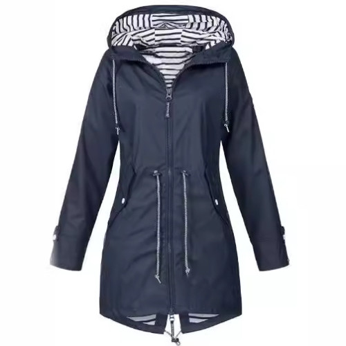 2020wish秋冬拉鍊女沖鋒衣三合一戶外連帽登山服外套
