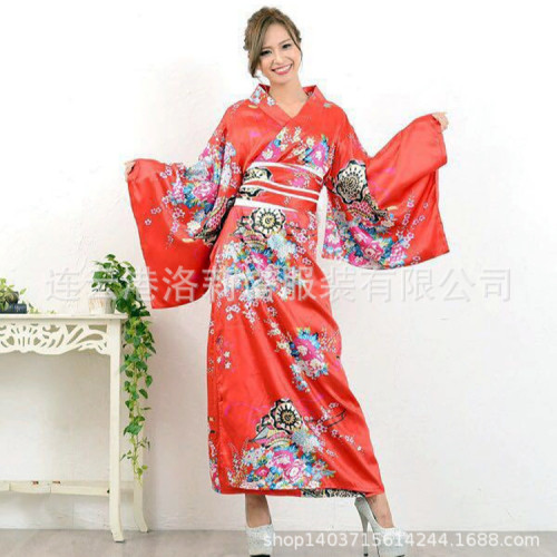 日本傳統女士正裝浴衣動漫演出寫真套裝和服舞台演出服裝拍照