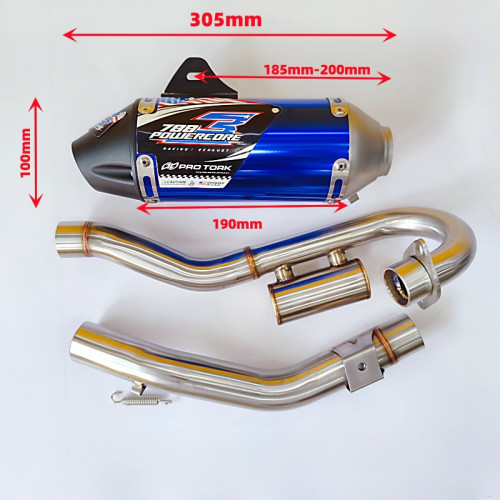 摩托車排氣管越野車改裝適用於CRF230CRF250
