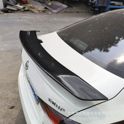 汽車通用尾翼免打孔三廂車通用跑車尾翼定風翼汽車改裝尾翼