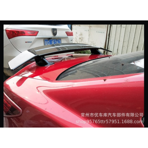 汽車通用尾翼免打孔三廂車通用跑車尾翼定風翼汽車改裝尾翼