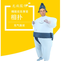 搞怪胖子玩偶氣氛道具宣傳活動成人搞笑卡通人偶服裝相撲充氣衣服