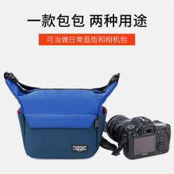 單肩數碼相機包休閒斜背單反相機包多功能攝影單肩包