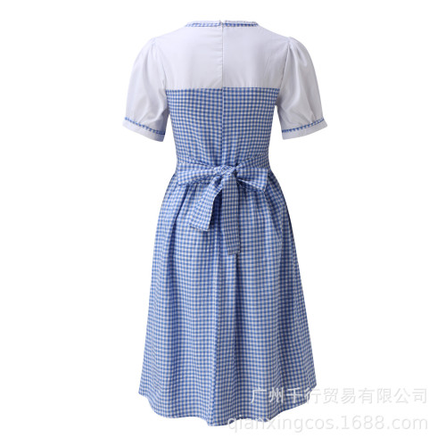 綠野仙蹤桃樂茜愛麗絲公主裙親子裝女傭服女僕裝兒童節舞台表演服