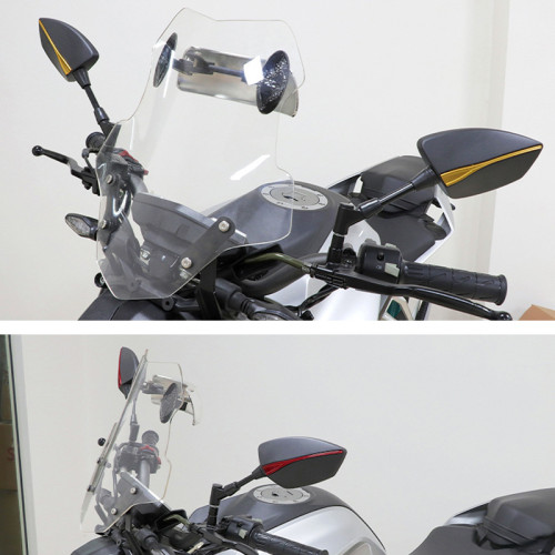 摩托車通用後視鏡反光鏡小牛電動車倒後鏡戰斧反光鏡摩托車倒後鏡