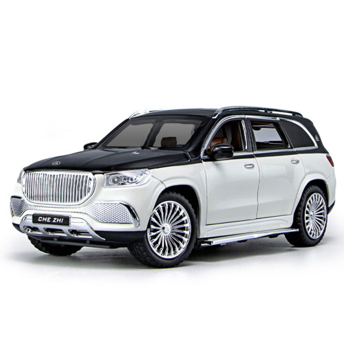 1:24大奔GLS600仿真合金模型迴力帶聲光汽車精美擺件男孩禮物