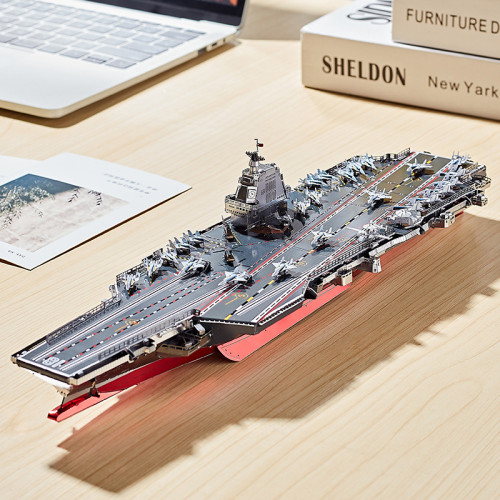 鋼達IRON STAR 3D金屬拼裝模型 航母 C62209 福建艦模型