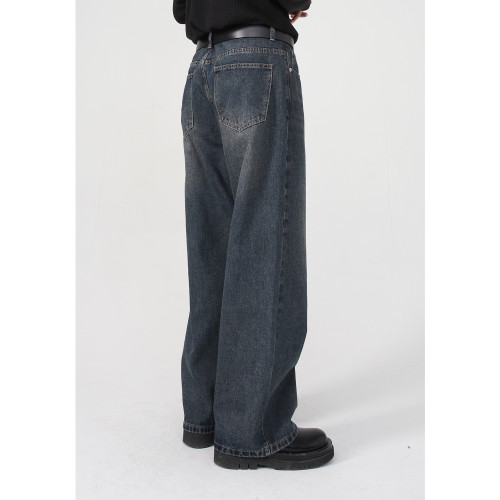 MTLCLOTHES男裝|四季款新品 韓版直筒水洗牛仔褲寬松ins潮流