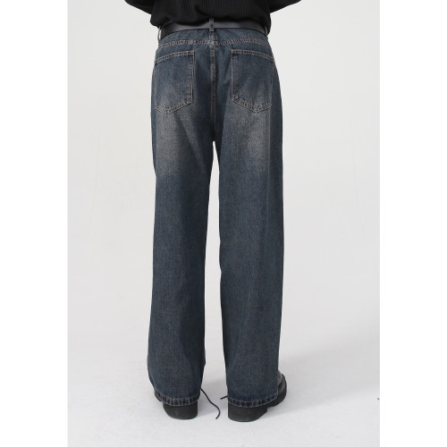 MTLCLOTHES男裝|四季款新品 韓版直筒水洗牛仔褲寬松ins潮流