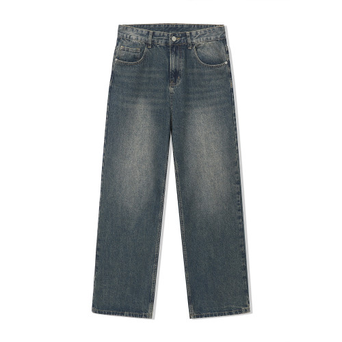 MTLCLOTHES男裝|四季款新品 韓版直筒水洗牛仔褲寬松ins潮流