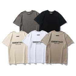 Fear Of God Essentials復線21新款背後字母標語 短袖tee