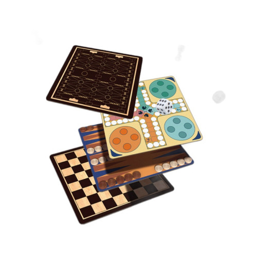 兒童版五子棋跳棋飛行棋多合一棋類全多功能象棋盤益智玩具圍大號