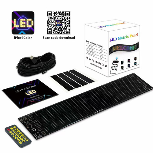 led車用柔性屏無線APP柔性顯示屏汽車後窗柔性LED顯示屏