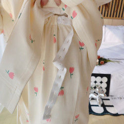 帶胸墊月子服春秋款5月份6棉質産後哺乳期外穿夏季孕婦喂奶家居服