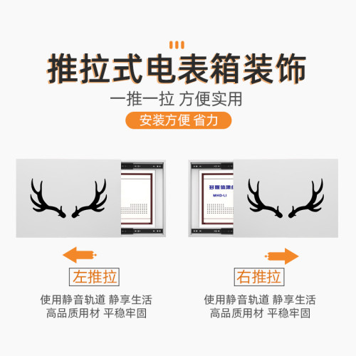 電表箱裝飾畫電牐盒弱電箱配電箱網線遮擋箱多媒體箱盒電箱蓋板