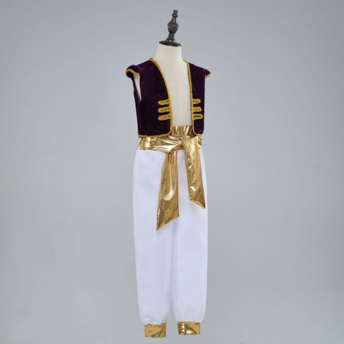 萬聖節阿拉丁王子服裝兒童節男童演出服女童演出服萬聖阿拉神燈服