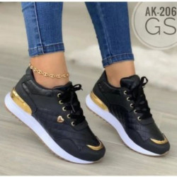 wish大碼運動單鞋女2023春季新款透氣拼色休閒跑步鞋sneaker
