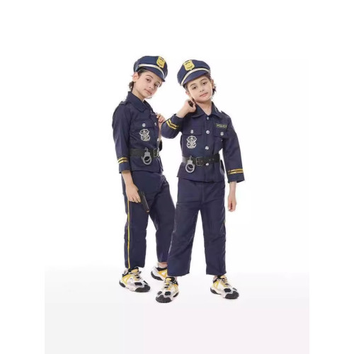 萬聖節兒童警察服消防服律師服醫生服護士服工程服迷彩服表演服