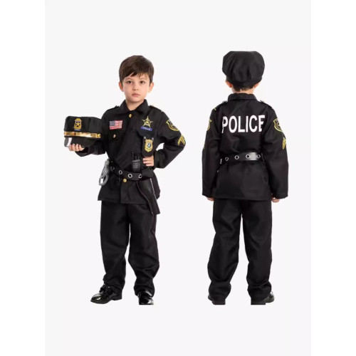 萬聖節兒童警察服消防服律師服醫生服護士服工程服迷彩服表演服