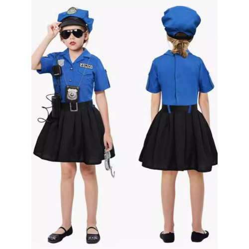 萬聖節兒童警察服消防服律師服醫生服護士服工程服迷彩服表演服