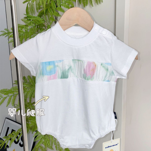 親子裝夏裝一家三口海邊度假全家裝t恤母女花朵吊帶洋氣公主裙潮