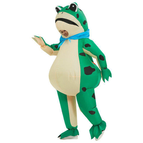 復活節動物充氣服裝cosplay舞台表演服兔子鯊魚青蛙人偶服萬聖節