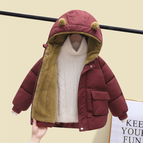 2025新款童裝兒童羽絨棉服男童棉襖女童寶寶加厚棉衣加絨兒童外套