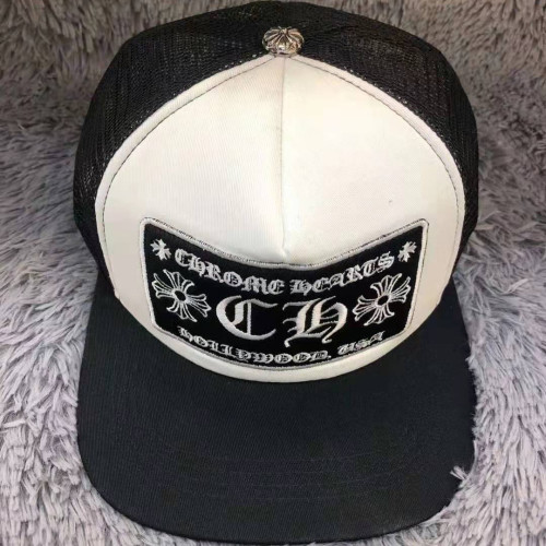 24SS CH帽子梵文刺綉鴨舌帽情侶款
