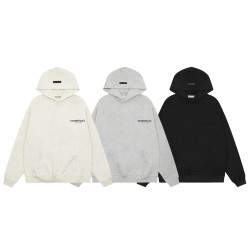 FOG衛衣男連帽加絨復線美式潮牌植絨ESSENTIALS寬松情侶帽衫外套
