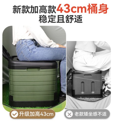 戶外大馬桶車用可攜式可折曡馬桶露營野營家用防臭厠所老人小孩