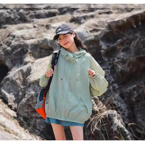 騎行露營UPF50+防曬衣女夏輕薄透氣防曬服潮