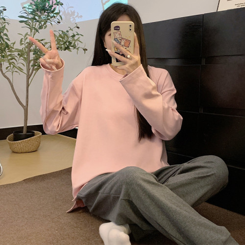 睡衣女秋長袖春秋季純棉女士家居服薄款套裝可外穿套頭韓版仙女風