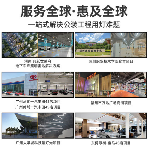 明裝鋁材LED辦公室吊燈 護眼無縫拼接長條燈高顯色專用方通辦公燈