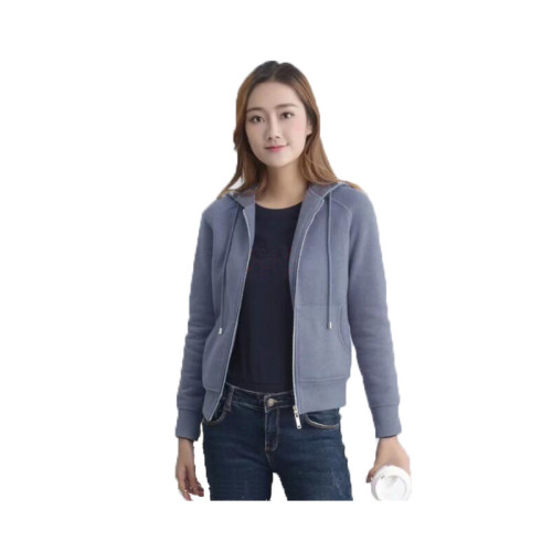 B家歐美站高品質英倫風連帽女衛衣春秋女夾克開衫拉鍊