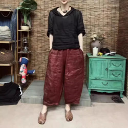 24560大愛美依緣2025夏季新款時尚純色連帽上衣休閒哈倫褲顯瘦女