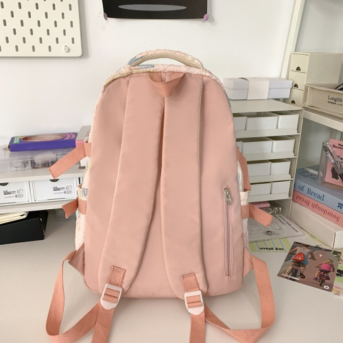 高顔值書包女初中生韓版森系大容量後背包高中小學生可愛輕便雙肩包