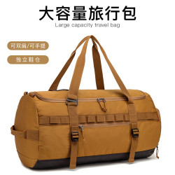手提大容量健身包男獨立鞋倉防水旅行包運動後背包遊泳包travel bag