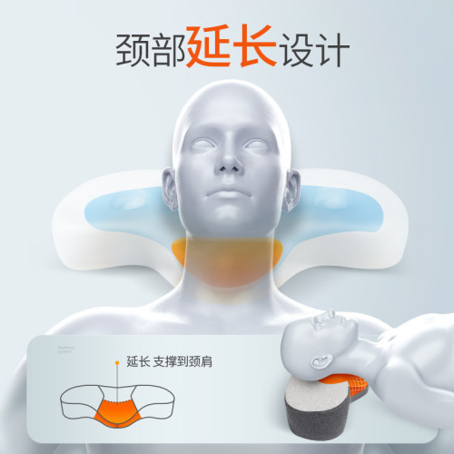頸友青蛙枕護頸枕頸椎枕頭睡覺專用透氣家用記憶棉成人軟硬枕芯
