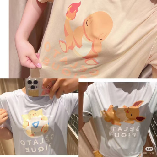 夏季新款家居服女軟綿綿卡通童趣圓領短袖短褲套裝睡衣外穿居家服