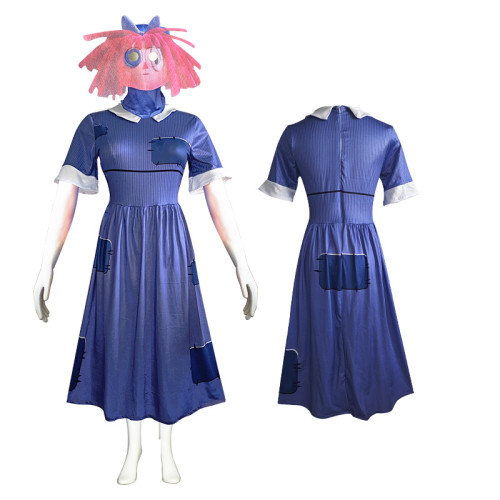 萬聖節神奇數字馬戯團cosplay連體Pomni角色扮演帕姆尼小醜cos服